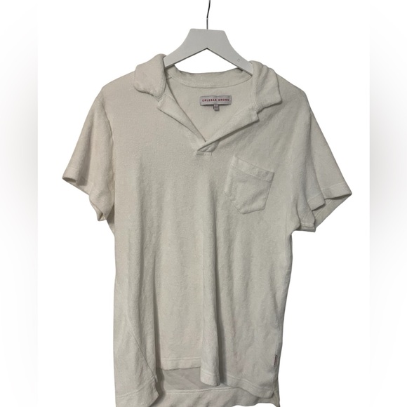 Orlebar Brown Classic White Polo Shirt - Picture 4 of 7